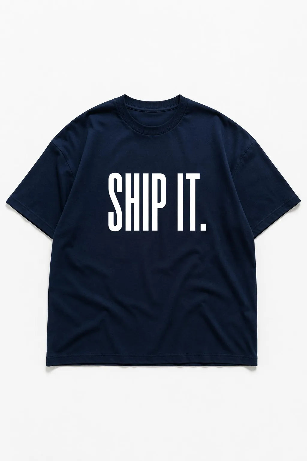 SHIP IT. Navy tee