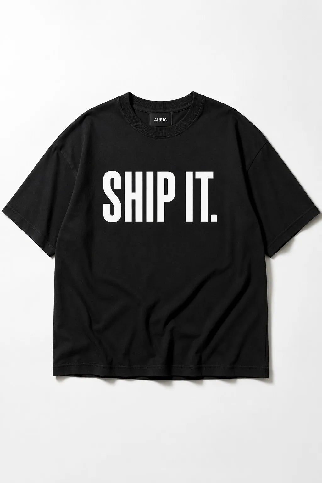 SHIP IT. Black tee